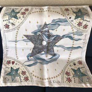 Christian Dior j’adior Silk Scarf Stars